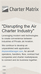 Mobile Screenshot of chartermatrix.com