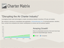 Tablet Screenshot of chartermatrix.com